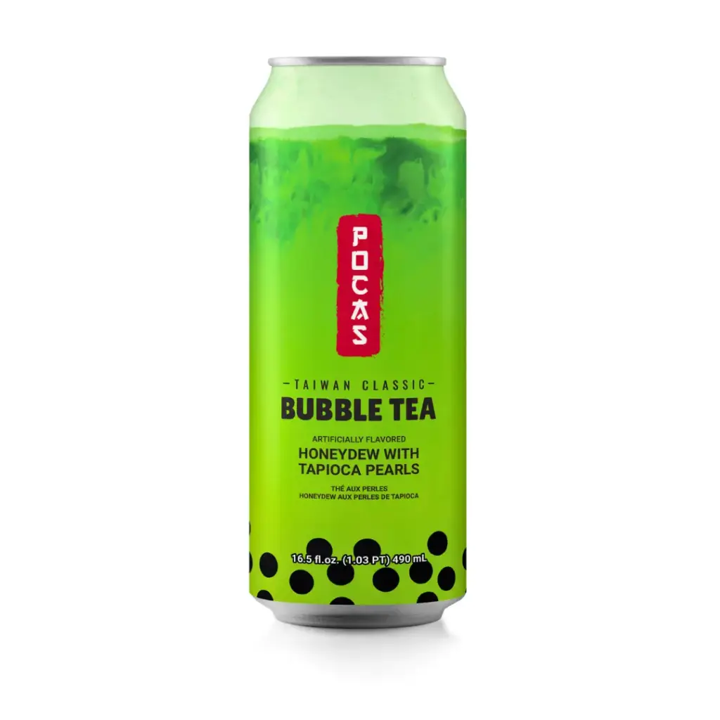 [BUB320] POCAS BUBBLE TEA HONEYDEW FLAVOUR 24X490ML