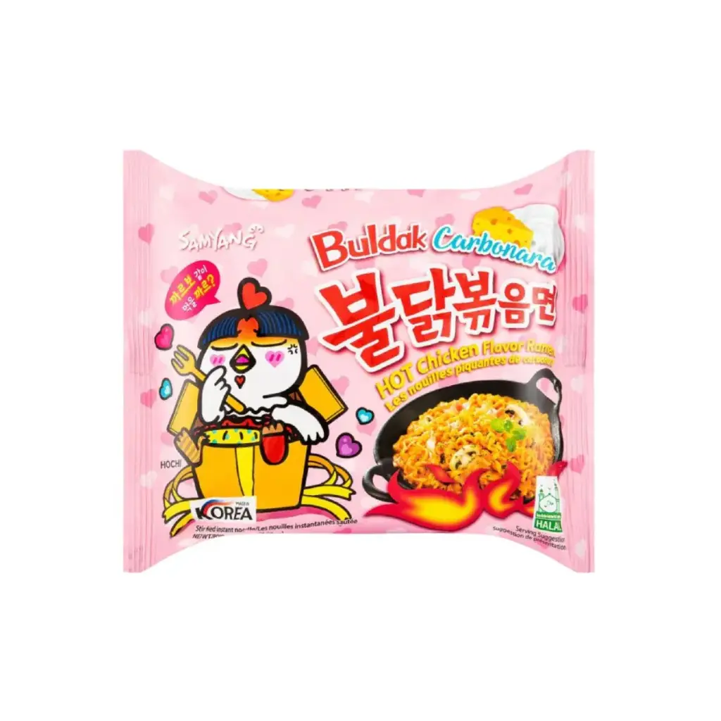 SAMYANG BULDAK HOT CHICKEN CARBONARA 8X5X130G