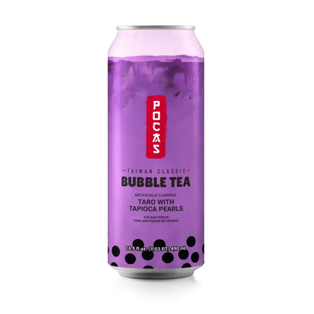 POCAS BUBBLE TEA TARO FLAVOUR 24X490ML