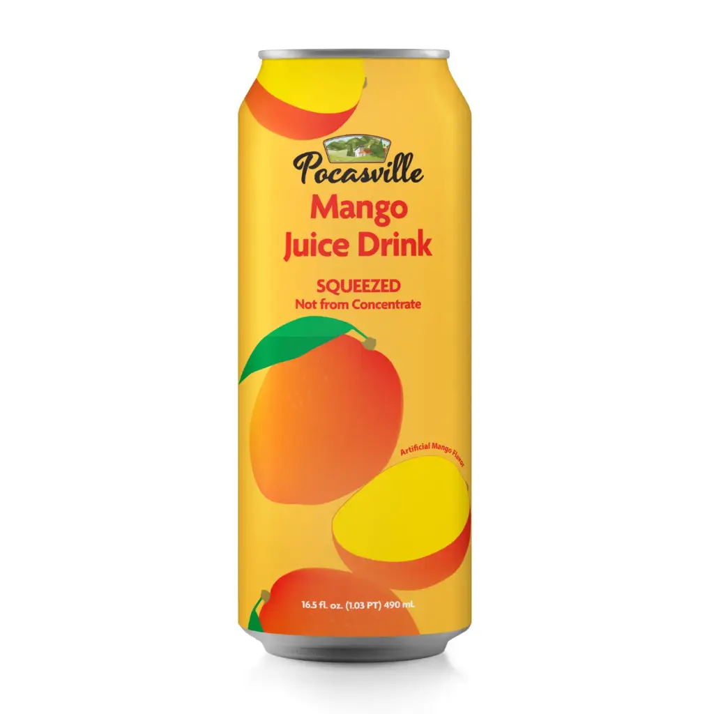 [POC612] POCASVILLE MANGO JUICE DRINK 12X490ML