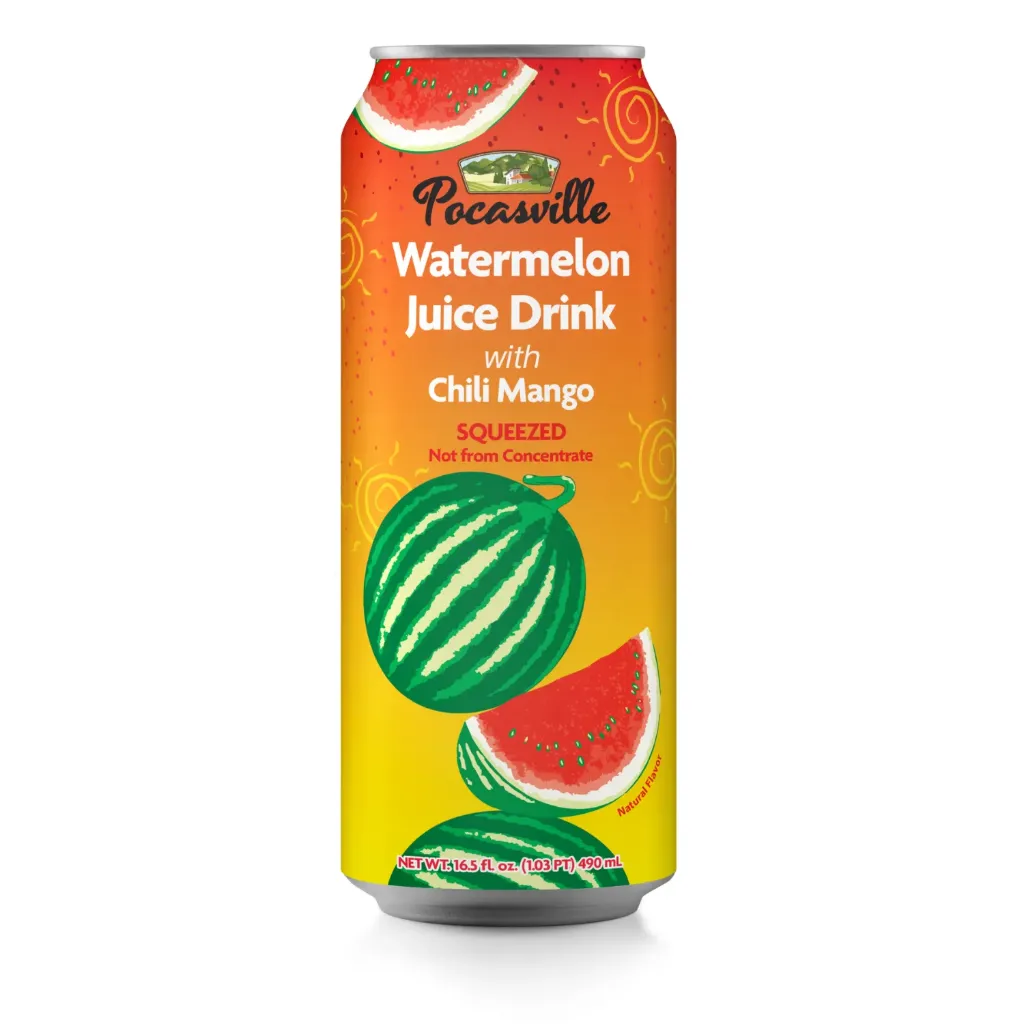 POCASVILLE WATERMELON WITH CHILI MANGO 12X490ML
