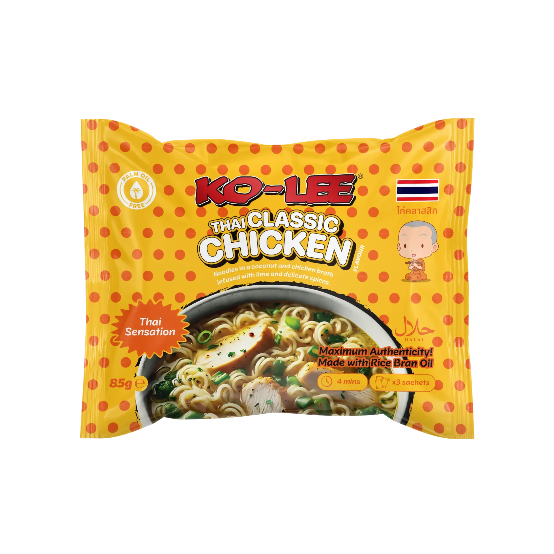 KO-LEE THAI SENSATION CLASSIC CHICKEN 22X85G